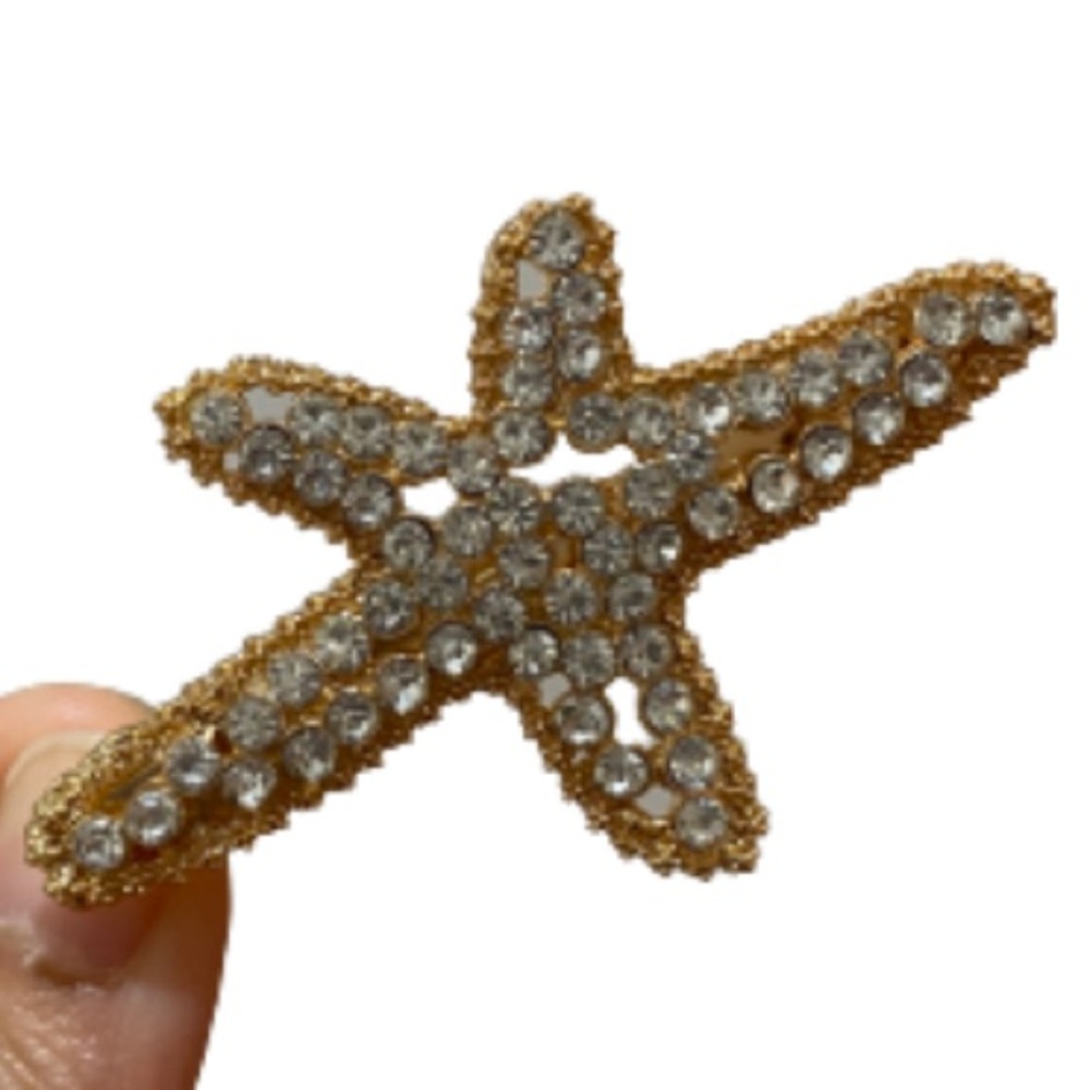 3/$35 | Elegant and Chic Sea Beach Summer Theme Rhinestone Hair Clip Acc…
